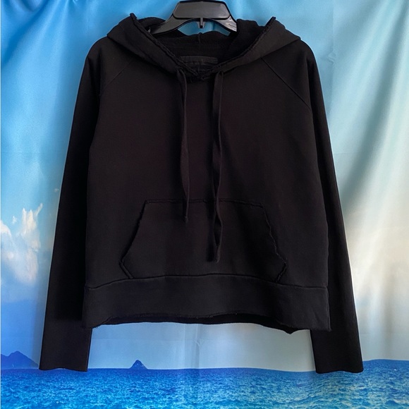Frank & Eileen MELANIE Essential Hoodie TRIPLE FLEECE Size: S Black - Picture 3 of 16